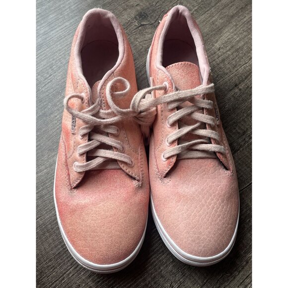 Pink Textured Van's skate women's 7 low rare 500714 EUC HTF cute - Picture 6 of 9